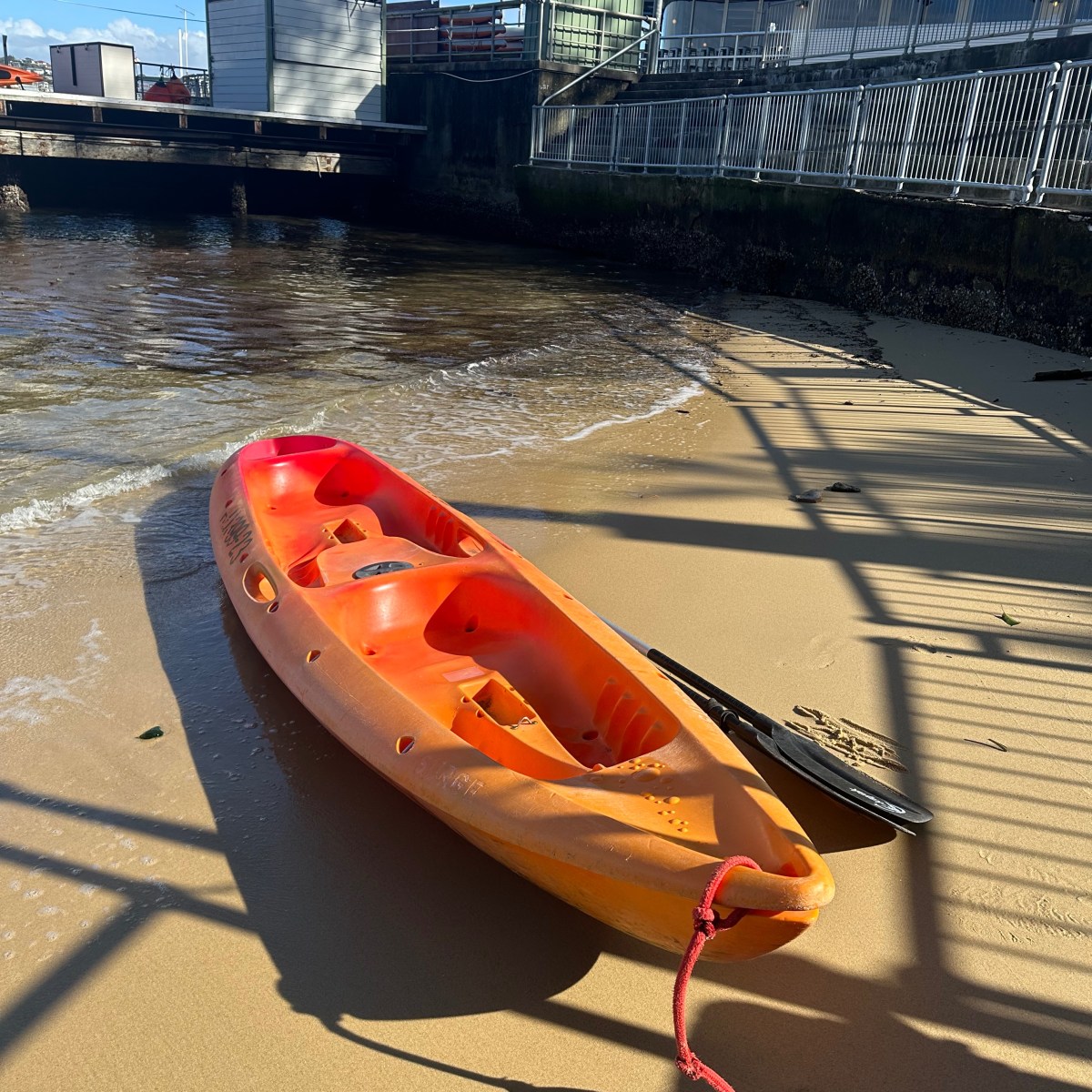 a boat that is sitting on a table