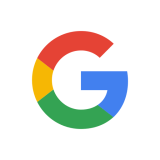 Colorful Google logo with blue, red, yellow, and green sections forming a 'G'.